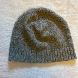 Grey Cashmere Beanie
